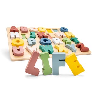 Houten alfabet puzzel - Letters A t/m Z